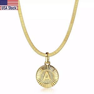 A-Z Couple Initial pendant Cute